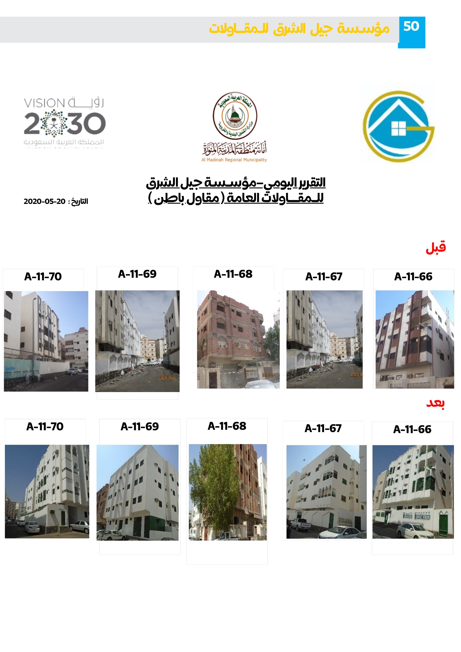 مشروع 90 - مؤسسة جيل الشرق للمقاولات العامة والصيانة